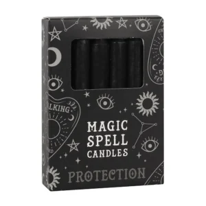 Magic Spell Candles - Protection - Black Spell Candles Pack of 12