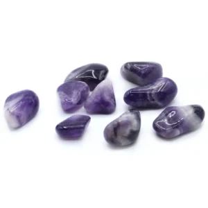 Pack Of 5 - Amethyst Banded Large Tumble Stone