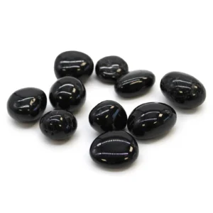 Pack Of 5 - Black Tourmaline Large Tumble Stone