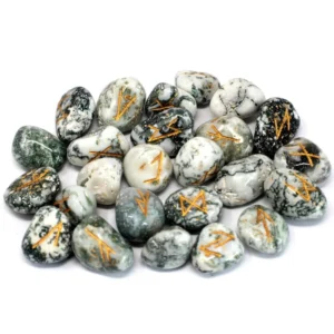 Rune Stones, Elder Futhark Rune Stones - Choice Of Stones - Tree Agate