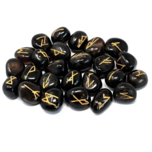 Rune Stones, Elder Futhark Rune Stones - Choice Of Stones - Black Onyx