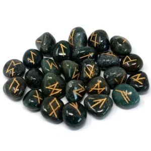 Rune Stones, Elder Futhark Rune Stones - Choice Of Stones - Bloodstone