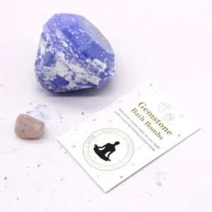 3 x Gemstone Bath Bombs With Real Gemstones