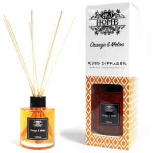 Home Fragrance Reed Diffusers - 120ml - 120ml-reed-diffuser-orange-melon