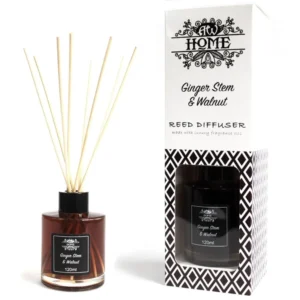 Home Fragrance Reed Diffusers - 120ml - 120ml-reed-diffuser-ginger-stem-walnut