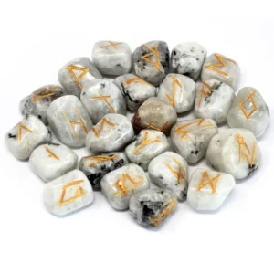 Rune Stones, Elder Futhark Rune Stones - Choice Of Stones - Rainbow Moonstone
