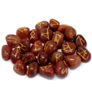 Rune Stones, Elder Futhark Rune Stones - Choice Of Stones - Red Aventurine