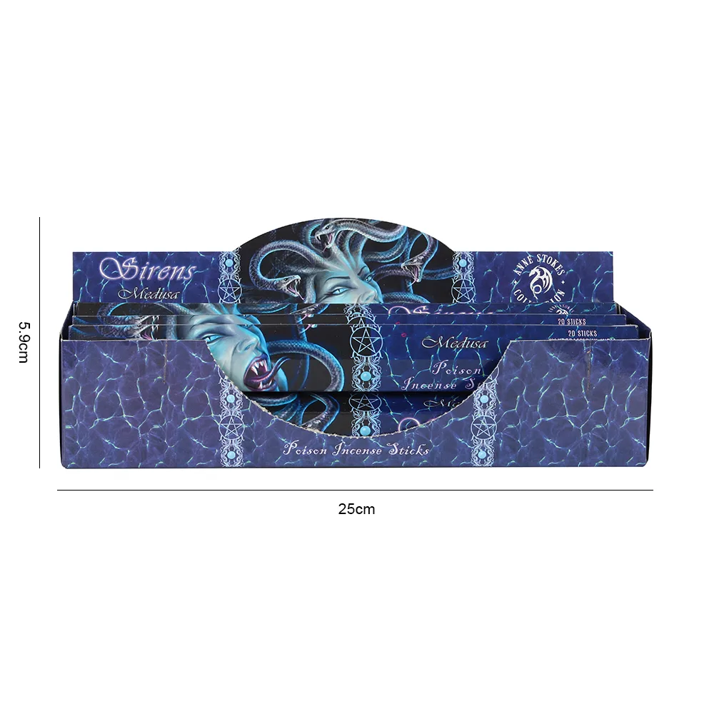 Set of 6 Packets Medusa Poison Incense Sticks by Anne Stokes - Image 3
