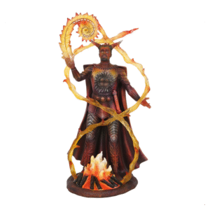 Fire Elemental Wizard Figurine by Anne Stokes