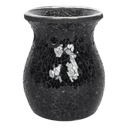 Large Black Crackle Oil Burner - Image 3