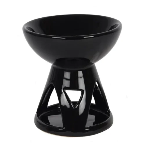 Black Deep Bowl Oil Burner - Image 2