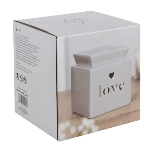 Grey Love Cut Out Oil Burner - Image 3