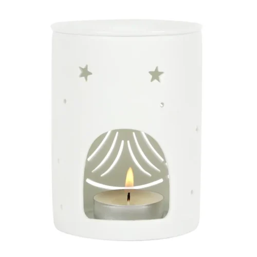 White Angel Cut Out Oil Burner - Image 2