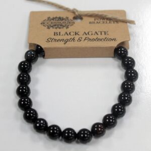 Power Bracelets - Power Bracelet - Black Agate