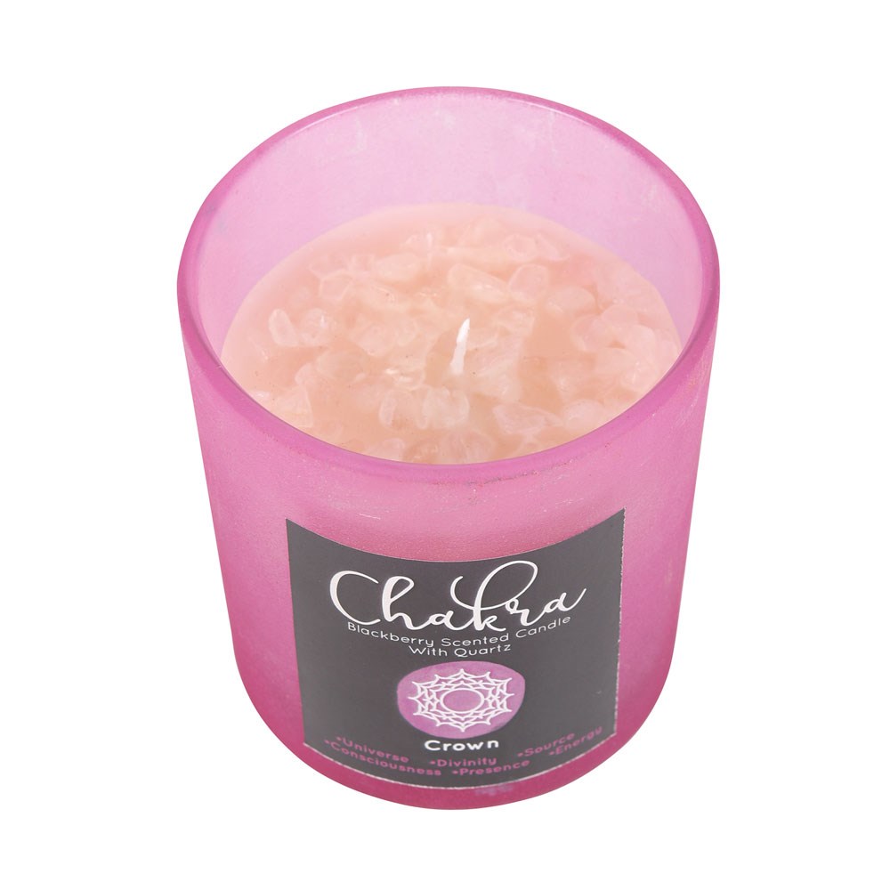 Chakra Crystal Chip Candles - Image 8