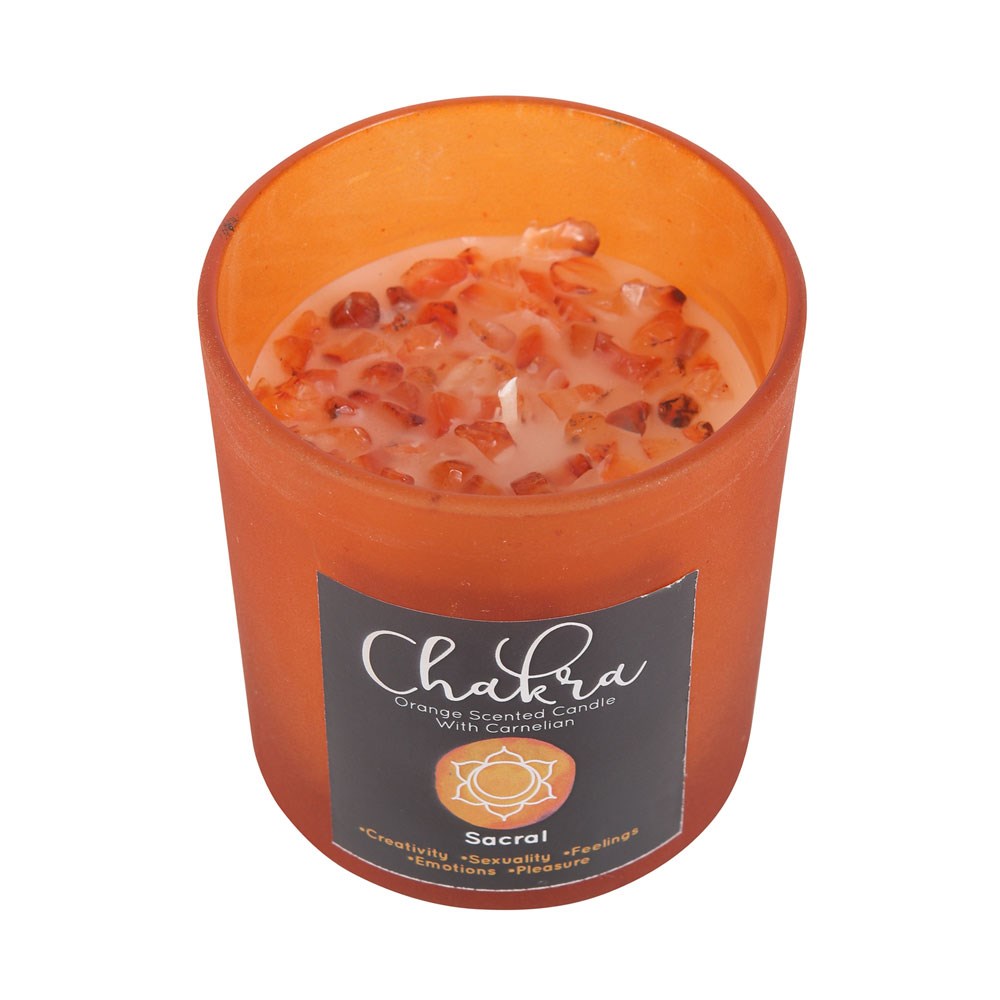 Chakra Crystal Chip Candles - Image 6