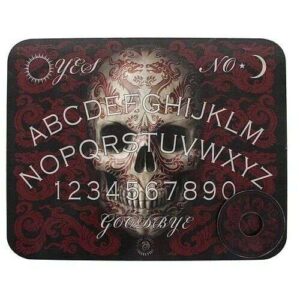 Spirit Board, Ouija Board With Planchette - Oriental Skull - Spirit Board by Anne Stokes