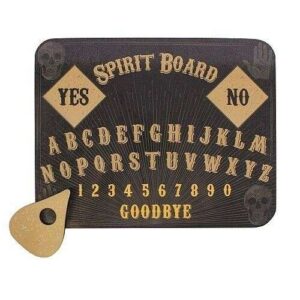 Spirit Board, Ouija Board With Planchette - Skull Print - Spirit Board