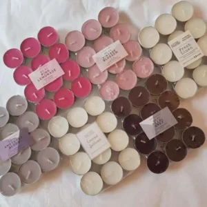 Pack of 24 Scented Tea Lights Various Fragrances