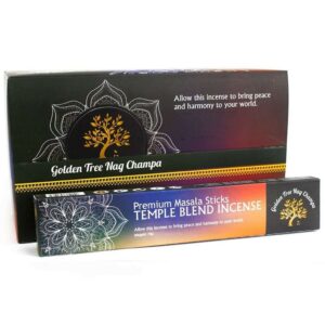 Golden Tree Incense Sticks - Various Fragrances - FREE P&P - Temple Blend -Golden Tree Nag Champa Incense