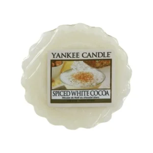 YANKEE CANDLE Wax Melts - New Designs - Spiced White Cocoa Wax Melt Yankee Candle