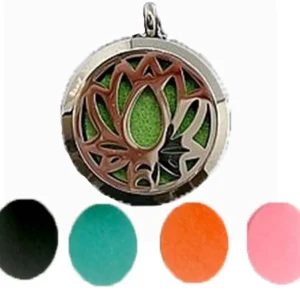 Lotus Aroma Pendant with 20" Adjustable Chain