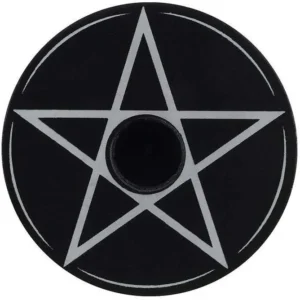 Magic Spell Candles - Spell Candle Holder With Pentagram Design