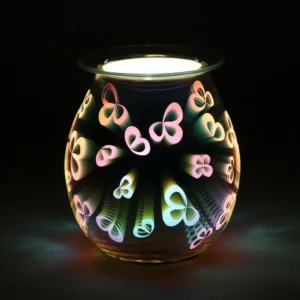 3D Flower Petal Light Up Electric Oil Burner