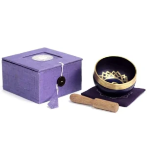 Chakra Singing Bowls -Tibetan Brass Singing Bowls - Meditation - Crown - Chakra Singing Bowl