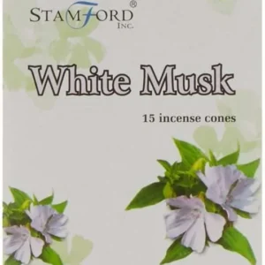Stamford Incense Cones (15pc per Box) - Various Fragrances - FREE P&P - White Musk - Stamford Incense Cones