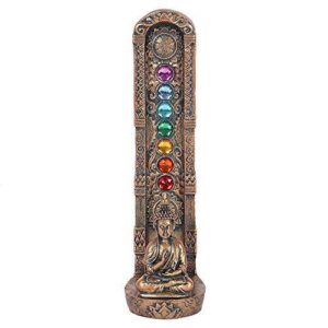 Bronze Chakra Incense Burner 23cms