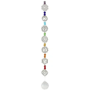 Chakra Charm Hanging Crystal Decoration Ornament 3x50cm