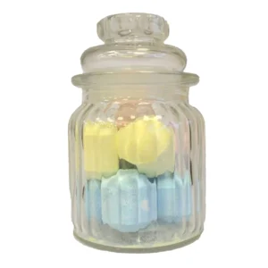 Vintage Retro Candy Storage Jars - Vertical Rib - Candy/Storage Jars