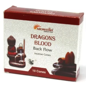 Aromatika Backflow Incense Cones - Drag. Blood - Aroma. Backf. Incense Cones (10 pcs)