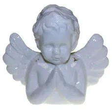 Angel Praying Oil Burner White