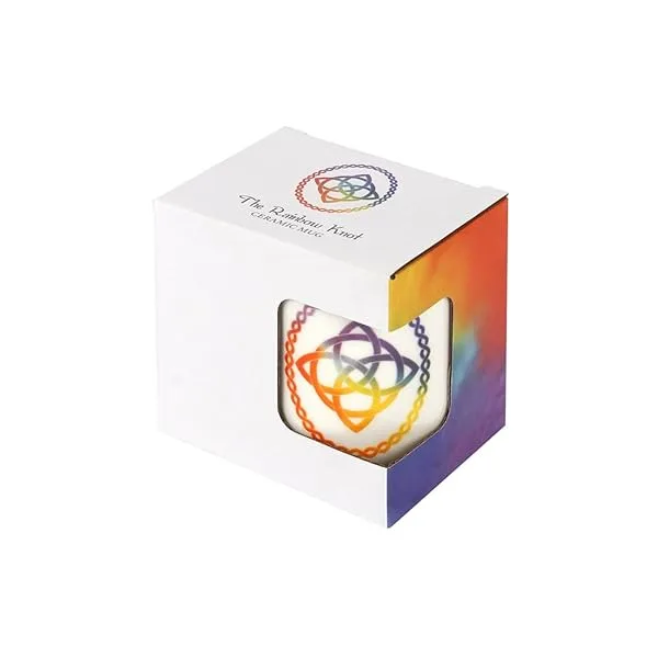 Something Different MU_69430 Mug, White & Rainbow - Image 3