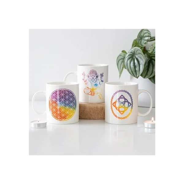 Something Different MU_69430 Mug, White & Rainbow - Image 5